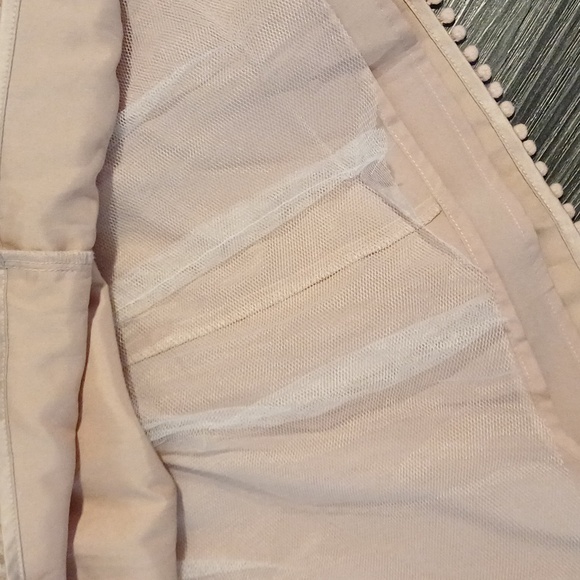 🔥🔥Eliza J blush Easter teared pleated lace skirt pockets 2 - Picture 7 of 16